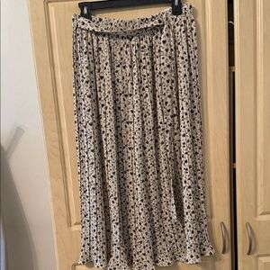 Alice Blue Animal Print Maxi Skirt